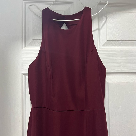 Cabernet color bridesmaid gown - Picture 6 of 6